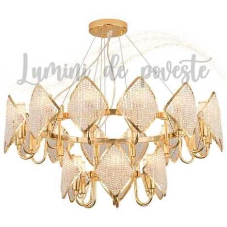 Candelabru Summer Gold 60x45, 16 surse de iluminare